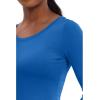Healing Hands Women’s Underscrub Soft Knit Melissa Longsleeve Scrub Tee with Breathable & Easy Care Fabric 5047(Royal)
