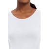 Healing Hands Women’s Underscrub Soft Knit Melissa Longsleeve Scrub Tee with Breathable & Easy Care Fabric 5047(White)
