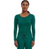 Healing Hands Women’s Underscrub Soft Knit Melissa Longsleeve Scrub Tee with Breathable & Easy Care Fabric 5047(Hunter)
