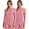 Healing Hands Women’s Underscrub Soft Knit Melissa Longsleeve Scrub Tee with Breathable & Easy Care Fabric 5047(Nectar – 2 Pack)